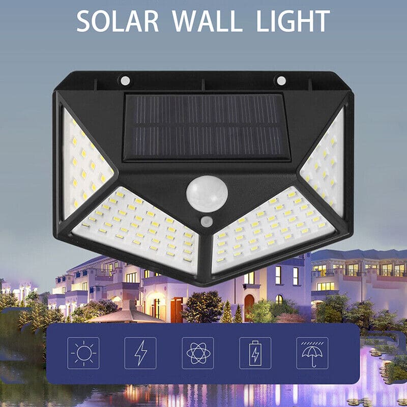 100 LED Solar Light